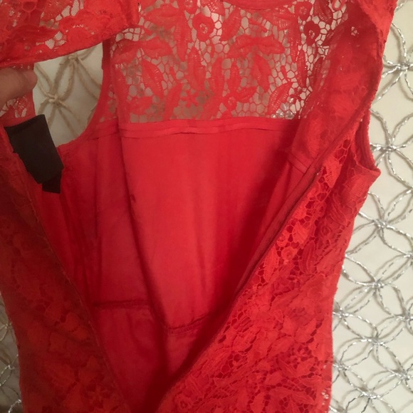 SOLD J. Crew Coral Lace Sheath Dress - size 2 - Picture 4 of 8